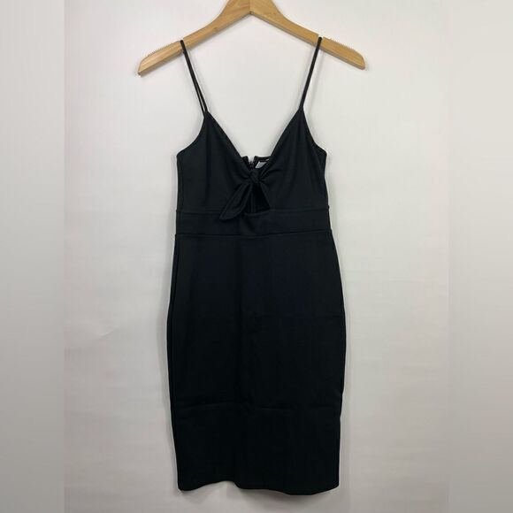 & Other Stories Front Tie Little Black Dress Size 6 - Picture 1 of 6